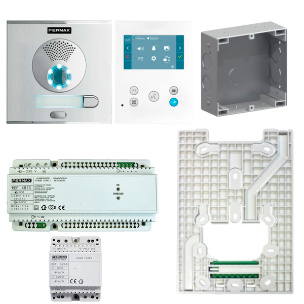 FERMAX® VEO-XS™ WIFI DUOX™ Color 1/L Kit (CITY™ Entry Panel and VEO-XS –  SysAway