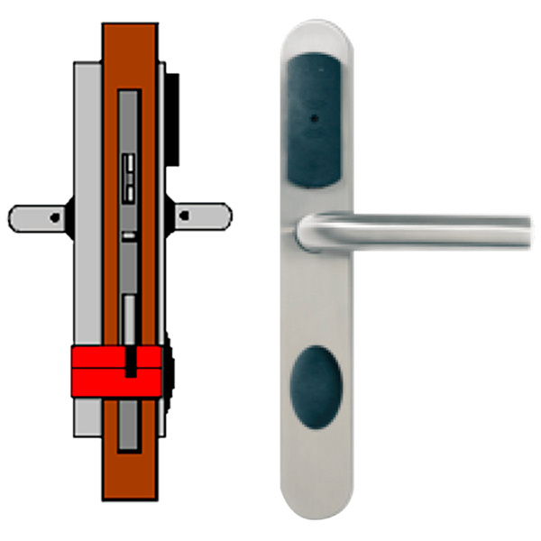 Standalone TESA® SMARTair™ Escutcheon L3O without Privacy (IP55) [SNAC1pXL3Oxx8mI]