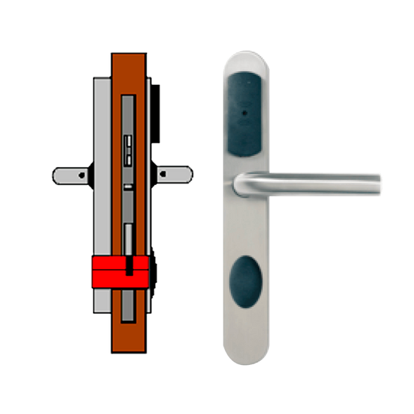 Wireless ON-LINE TESA® SMARTair™ Escutcheon L3O without Privacy [SNZC1pSL3Oxx8mI]