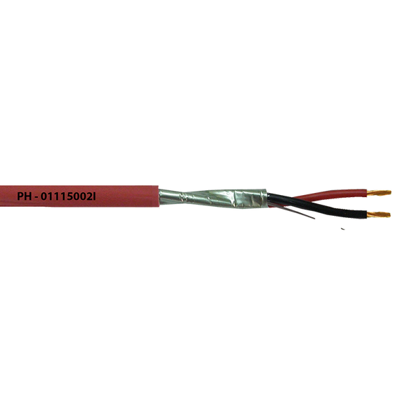 2x1.5 mm² Twisted Shielded Cable - Red [01115002I]