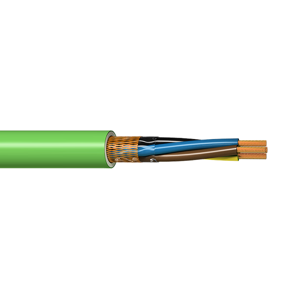 RC4Z1-K (AS) 0,6/1 kV 3x1.5 mm² Shielded Cable - Green [06115003L]