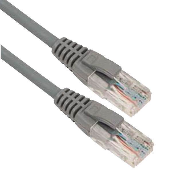 EXCEL® Category 6 Patch Lead U/UTP Unshielded LS0H Blade Booted 15m - Grey [100-336]