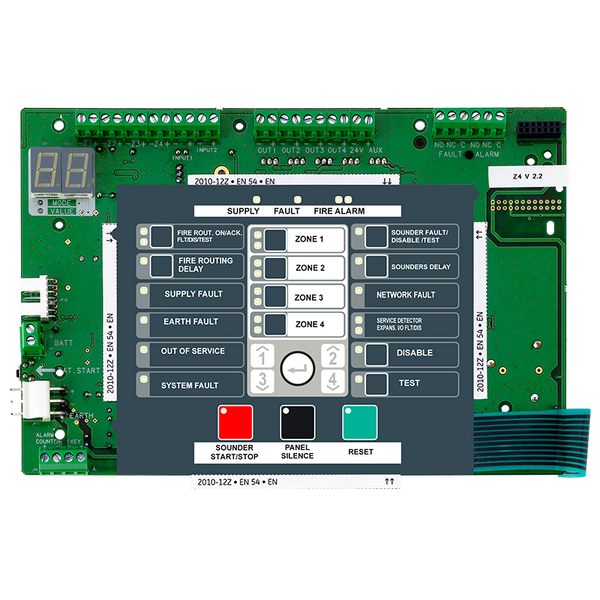 UTC™ Aritech™ Conventional Fire Panel (Detection) - 4 Zones (Board Only) [1X-F4-MB]