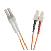 OM2 FO Patch Lead LC-SC 50/125 Duplex LS0H Orange 15 M [200-094]