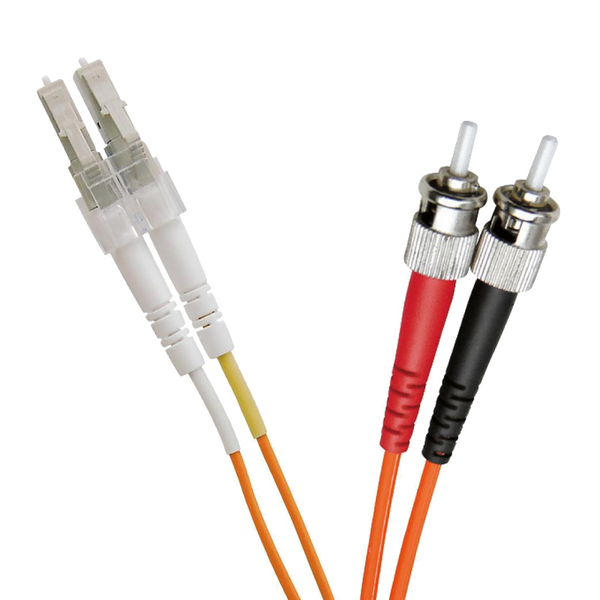 OM2 FO Patch Lead LC-ST 50/125 Duplex LS0H Orange 1 M [200-176]