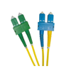 OS2 FO Patch Lead SC/UPC-SC/UPC 09/125 Duplex LS0H Yellow 1 M [201-021]