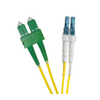 OS2 FO Patch Lead SC/APC-LC/UPC 09/125 Duplex LS0H Yellow 1 M [201-041]