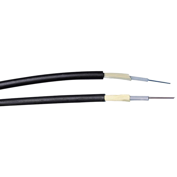 EXCEL® OS2 4 Core Fibre Optic 09/125 Loose Tube LSOH Black Cable [205-300]