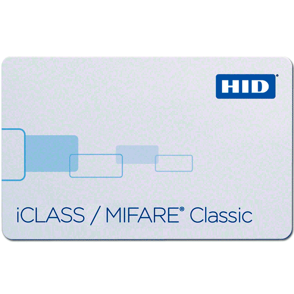 HID® iCLASS™ 32k (16k/16 + 16k/1) + MIFARE™ 4K Embeddable Composite Card [2434xN]