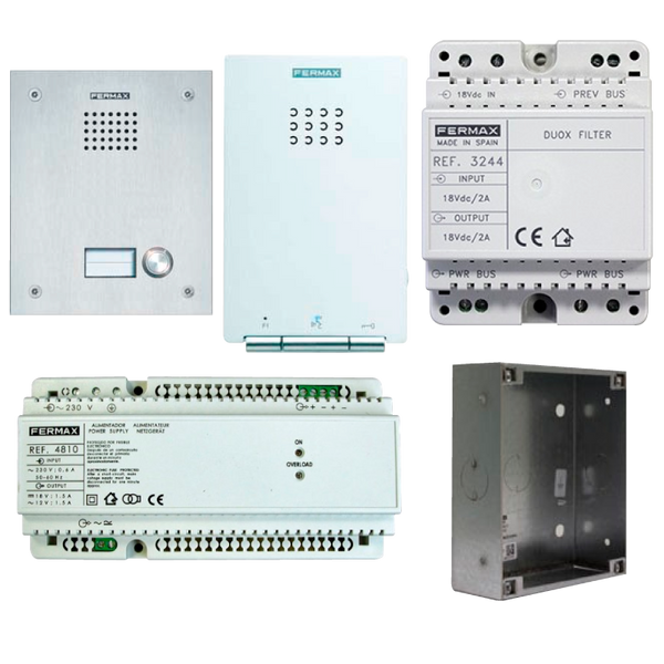 FERMAX® iLOFT™ DUOX™ 1/L Kit (MARINE™ Entry Panel and iLOFT™ Monitor) [5076]