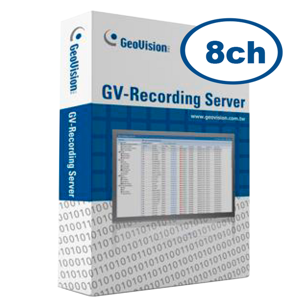 GEOVISION™ Recording Server GV-RS008 License (For Third-Party Cameras) [56-RS008-000]