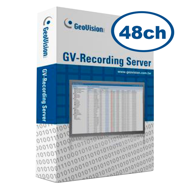 GEOVISION™ Recording Server GV-RS048 License (For Third-Party Cameras) [56-RS048-000]