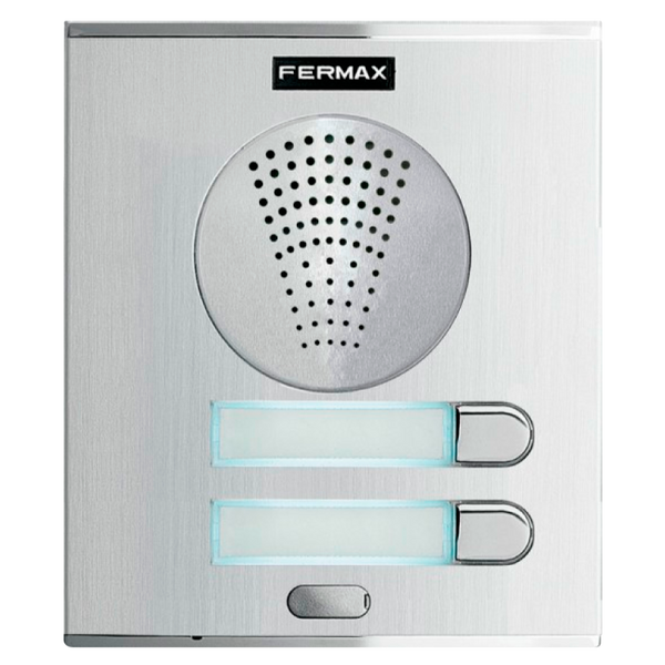 FERMAX® CITY™ S2 AP102 4+N Entry Panel (Audio) - 2 Buttons [70711]