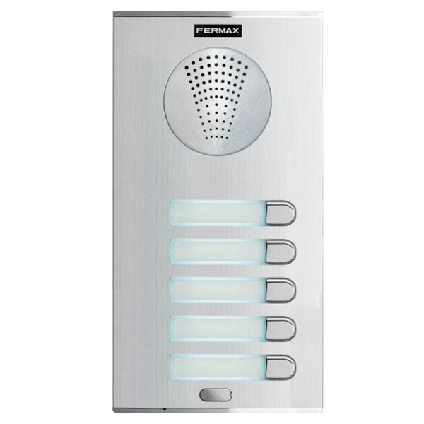 FERMAX® CITY™ S5 AP105 4+N Entry Panel (Audio) - 5 Buttons [70821]