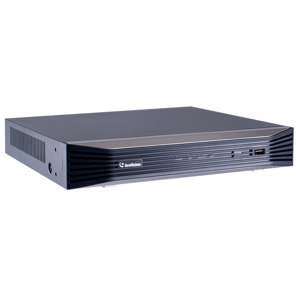GEOVISION™ GV-SNVR0412 with 4 PoE+ Channles (HDMI 4K) NVR [84-SNR0412-001D]