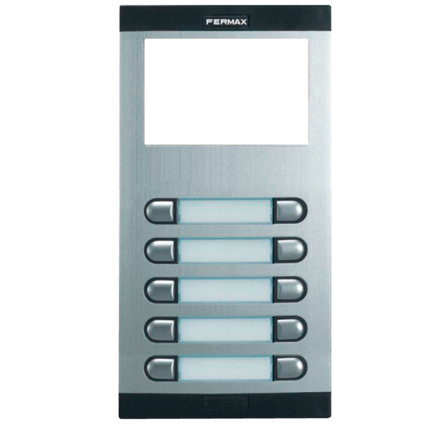 FERMAX® CITY™ Classic 5 VP 205 Hollow Entry Panel with Keypad (4+N) - 10 Pushbuttons [8638]