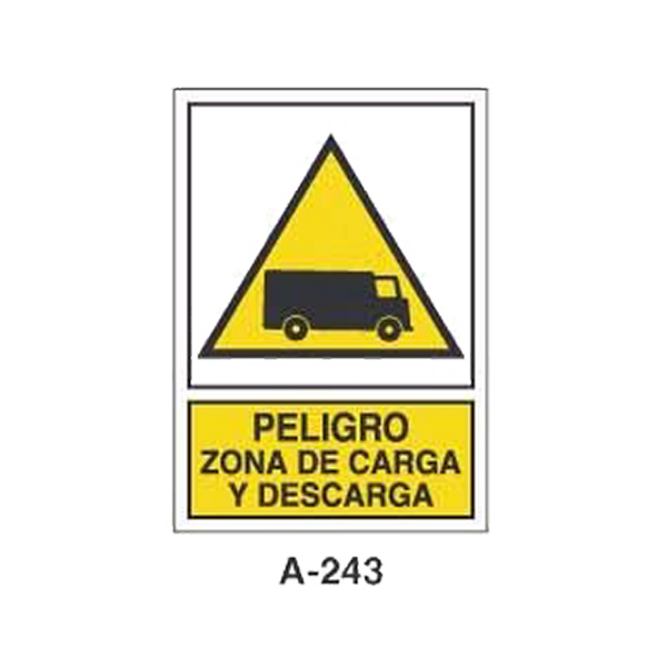 Warning & Danger Signboard Type 2 (Plastic Sheet - Class A) [A-243-A]