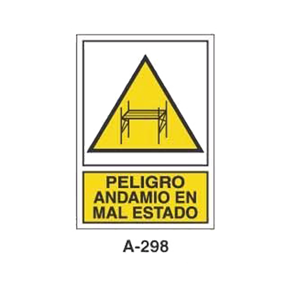 Warning & Danger Signboard Type 3 (Plastic Sheet - Class A) [A-298-A]