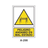 Warning & Danger Signboard Type 3 (Plastic Sheet - Class A) [A-298-A]