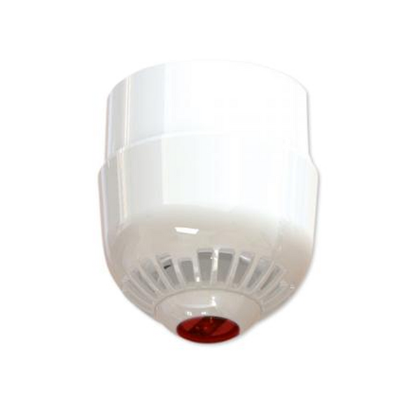 KILSEN® Multi-Tone Sounder with White Strobe Light for ceiling [ASC367W]
