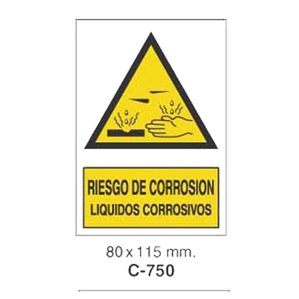 Adhesive Safety Signboard for Work and Danger Instructions [C-750]