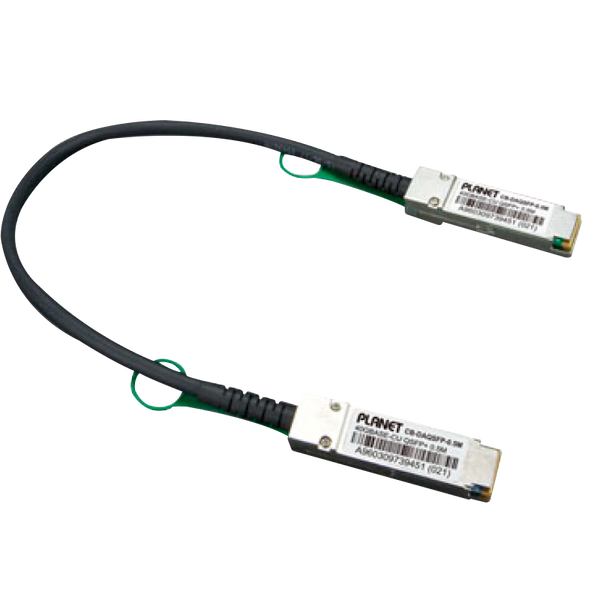 PLANET™ 40G QSFP+ Direct-attached Copper Cable (0.5M in length) [CB-DAQSFP-0.5M]