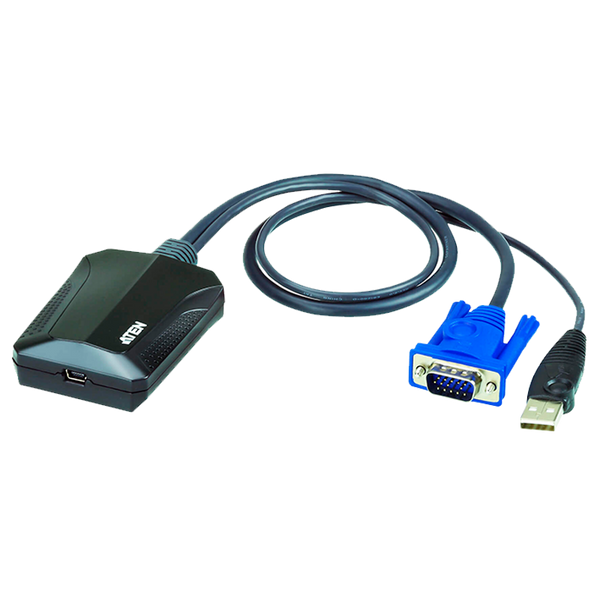 ATEN™ Laptop USB KVM Console Crash Cart Adapter [CV211-AT]