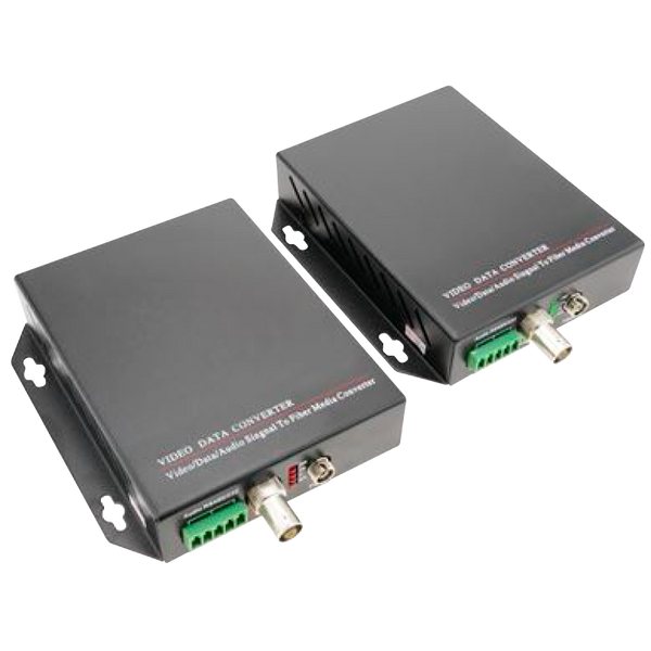 Video Converter through Fiber Optic 20Km RS232 RS485 1V 2V [CW011]