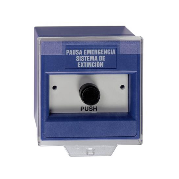 KILSEN® Blue Push Button for Extinguishing Pause [DM700B09-KITR]