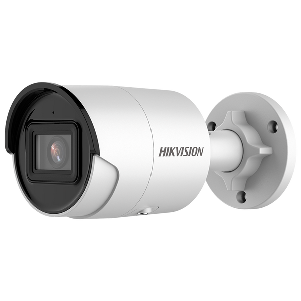 HIKVISION™ 4MPx 2.8mm Bullet IP Camera with IR 80m (+Audio & Microphone) [DS-2CD2086G2-IU]