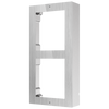 Marco para Interfonos IP HIKVISION™ de 2 Módulos (Superficie) - Acero Inoxidable AISI-304//2-Module Frame for HIKVISION™ IP Intercom (Surface Mount) - AISI-304 Stainless Steel