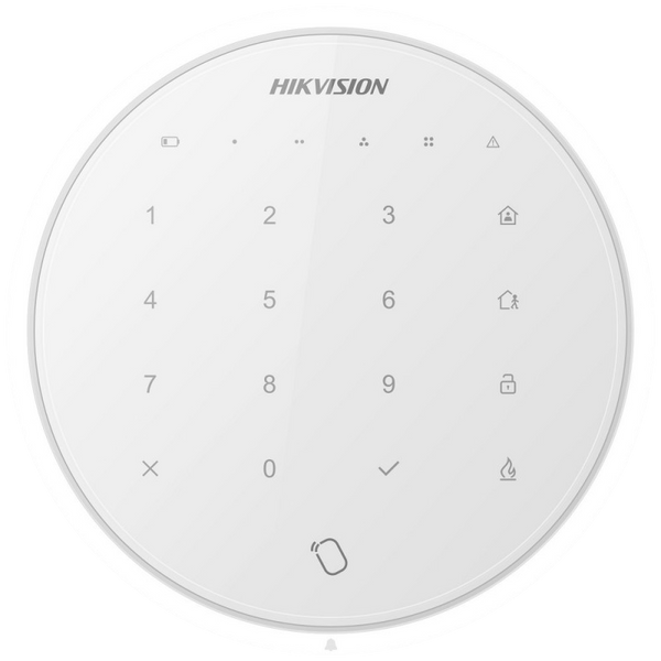 PYRONIX™ Wireless Bidirectional Keypad - White [DS-PKA-WLM-868(W)]