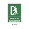 Emergency/Evacuation Signboard Type 1 (Plastic Sheet - Class A) [E-301-A]