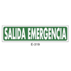 Emergency/Evacuation Signboard Type 1 (Plastic Sheet - Class A) [E-319-A]