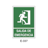 Emergency/Evacuation Signboard Type 2 (Plastic Sheet - Class B) [E-337-B]