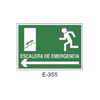 Emergency/Evacuation Signboard Type 2 (Plastic Sheet - Class B) [E-355-B]