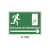 Emergency/Evacuation Signboard Type 2 (Plastic Sheet - Class B) [E-358-B]