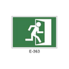 Emergency/Evacuation Signboard Type 2 (Plastic Sheet - Class A) [E-363-A]