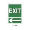 Emergency/Evacuation Signboard Type 2 (Plastic Sheet - Class B) [E-366-B]