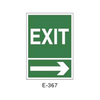 Emergency/Evacuation Signboard Type 2 (Plastic Sheet - Class A) [E-367-A]