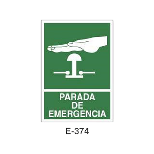 Emergency/Evacuation Signboard Type 3 (Plastic Sheet - Class B) [E-374-B]