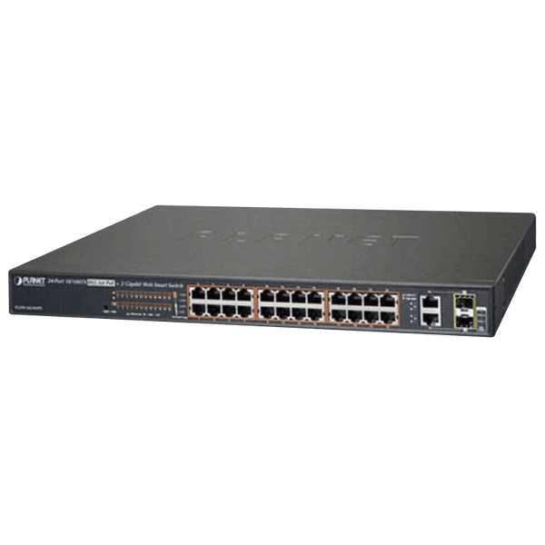 PLANET™ 24-Ports (+2 TP/SFP) PoE+ Manageable L2 Switch - 420W [FGSW-2624HPS4]