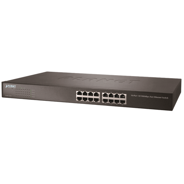 PLANET™ 16-Port Fast Ethernet Switch [FNSW-1601]