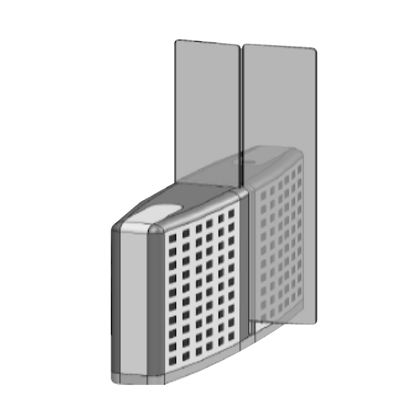 GUNNEBO® SpeedStile™ FP BA (Left) Automatic Swing Gate - Special Width [FP-BA-LF-900-1800]