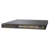 PLANET™ 24-Ports (+2 SFP) PoE+ Gigabit Manageable L2 Switch - 300W [GS-4210-24P2S]