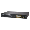 PLANET™ 8-Ports (+2 SFP) PoE+ Gigabit Manageable L2 Switch - 120W [GS-4210-8P2S]