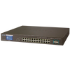 PLANET™ 24-Port + 4-Port 10G SFP+ Managed Switch with LCD Touch Screen - L2+ (L3 Static Routing) [GS-5220-24T4XV]