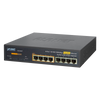 PLANET™ 8-Port 10/100/1000Mbps Gigabit Ethernet Switch with 4-Port 802.3at PoE+ Injector - 60W [GSD-804P]