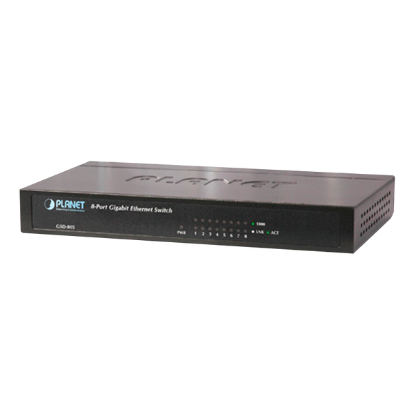 PLANET™ 10/100/1000Mbps Switch (8 Ports) [GSD-805]