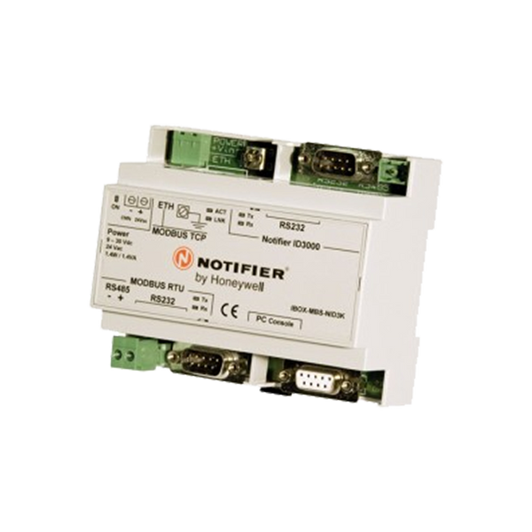 Protocol Converter for NOTIFIER® Panel to Modbus for 16 PEARL Panels [IBOX-MBS-PRLNET16C]